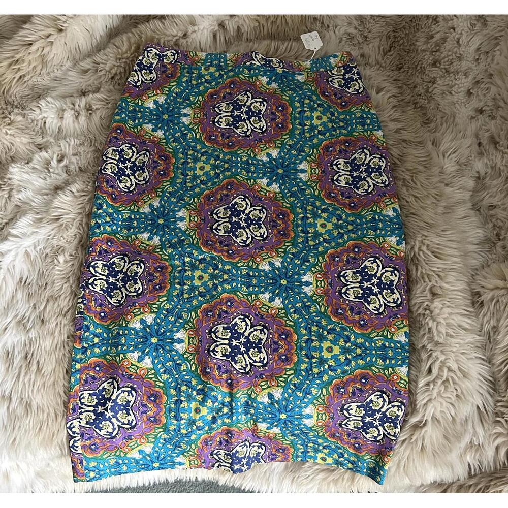 Brass & Roe by CTS Pencil Skirt Multi Color Size XS